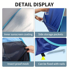 Automatic Beach Tent Portable Lightweight Folding Tent