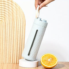 Double Wall Glass Cup Holder, Insulated & Drop Resistant Water Cup