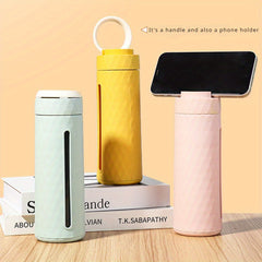 Double Wall Glass Cup Holder, Insulated & Drop Resistant Water Cup