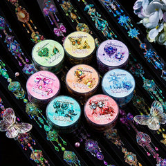Tape Jewelry Chain Style Stickers - 8 Different Styles