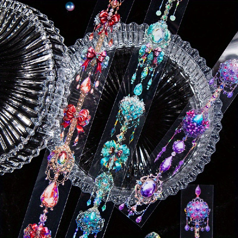 Tape Jewelry Chain Style Stickers - 8 Different Styles