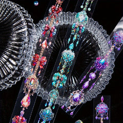 Tape Jewelry Chain Style Stickers - 8 Different Styles