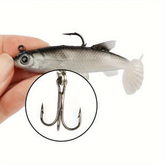 5pcs Soft Jig Silicone Fishing Lures for Bass Fishing