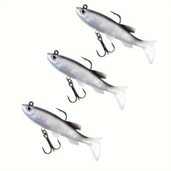 5pcs Soft Jig Silicone Fishing Lures for Bass Fishing