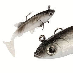 5pcs Soft Jig Silicone Fishing Lures for Bass Fishing