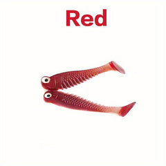 10pcs Fishing Soft Lures Bionic Paddle Tail Swimbaits 1.97inch