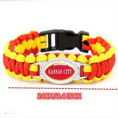 NFL Team Bracelet Survival Bracelet Jewelry