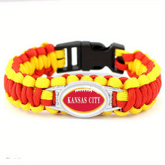 NFL Team Bracelet Survival Bracelet Jewelry