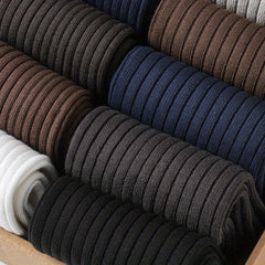 5 Pairs Men's Solid Crew Socks Thin Breathable Casual Unisex Outdoor All Seasons