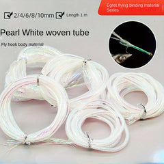 Pearl Tube Fly Body Tying Tube Fly Bait Material Fishing Supplies