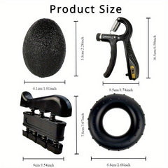 Hand Grip Strength Trainer Kit 4pcs Set