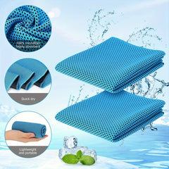 4pcs Cooling Yoga Towel Microfiber Quick Drying Sports Towel