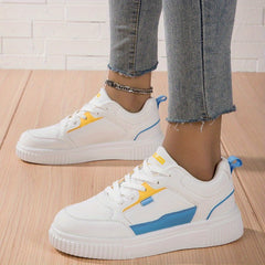 Women's Low Block Sneakers Lightweight Skate Shoes