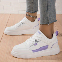 Women's Low Block Sneakers Lightweight Skate Shoes