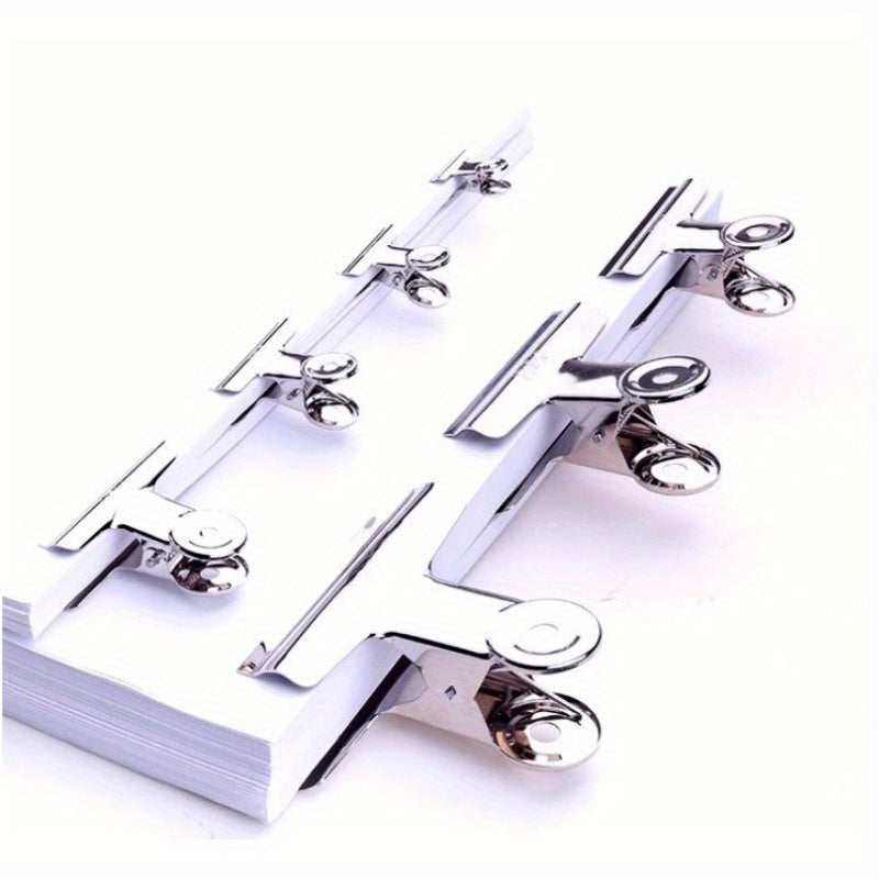 Stainless Steel Ticket Clip Fixed Strong Butterfly Clip Stationery Clip