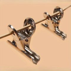 Stainless Steel Ticket Clip Fixed Strong Butterfly Clip Stationery Clip