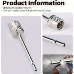 10pcs Stainless Steel Air Pump Needle with Storage Box