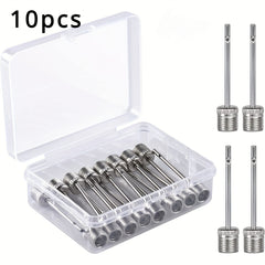 10pcs Stainless Steel Air Pump Needle with Storage Box