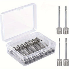 10pcs Stainless Steel Air Pump Needle with Storage Box
