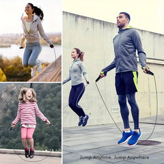 Adjustable Jump Rope & Cordless Skipping Rope - Fitness & Weight Loss