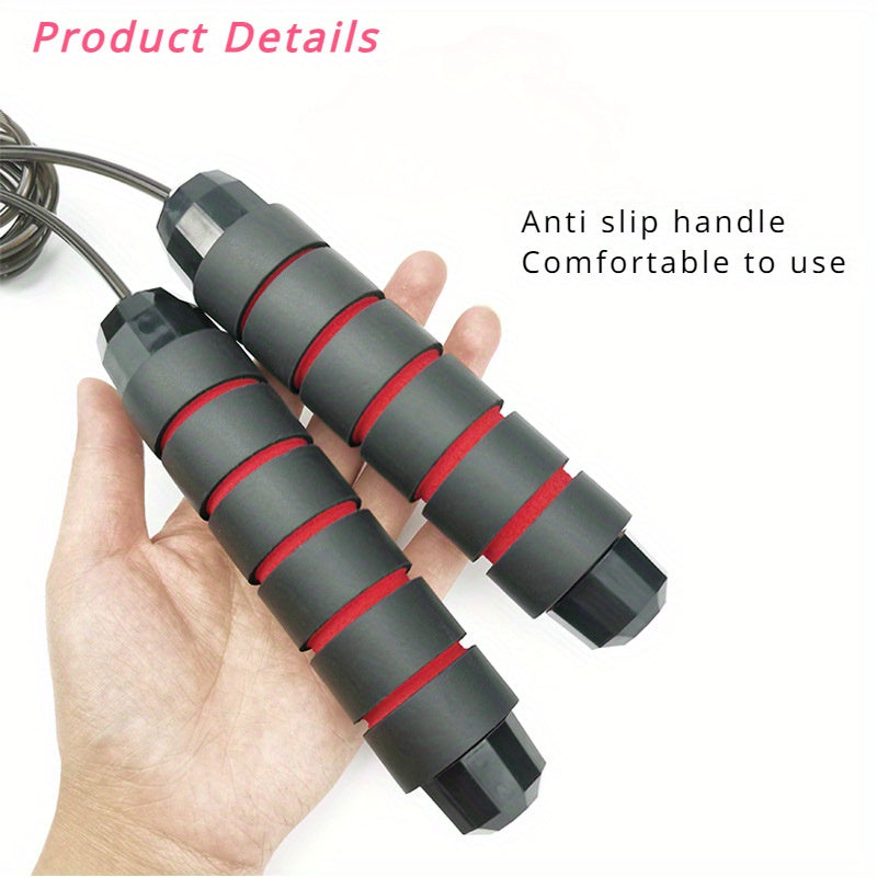 Adjustable Jump Rope & Cordless Skipping Rope - Fitness & Weight Loss