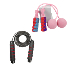 Adjustable Jump Rope & Cordless Skipping Rope - Fitness & Weight Loss