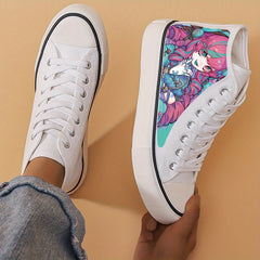 Girl's Anime High Top Skate Shoes Non Slip Sneakers