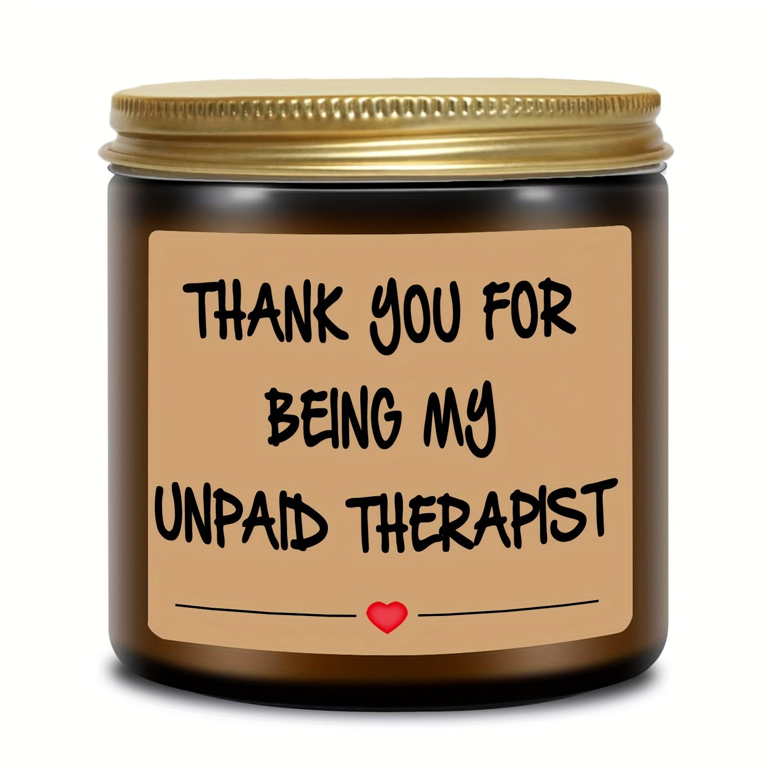 Aromatherapy Scented Candle in Glass Jar - Appreciation Gift for Men and Women