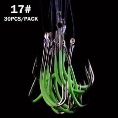 Night Fishing Hook Glow In Dark String Hooks Luminous Fishhook