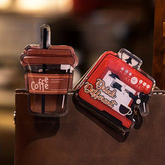 Vintage Coffee Acrylic Stationery Clip Holder