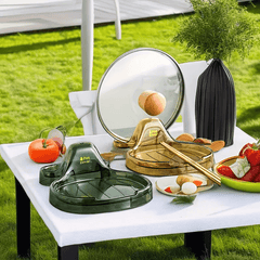 1pc Spatula Lid Organizer PET Material Outdoor Cooking