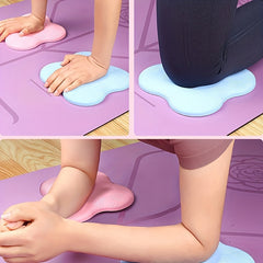 2pcs Yoga Knee Pads Non Slip Small Yoga Mat For Pilates & Exercise Protection