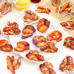30pcs Dessert Food Cuisine Theme Stickers for Scrapbooking & Diaries