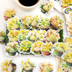 30pcs Dessert Food Cuisine Theme Stickers for Scrapbooking & Diaries