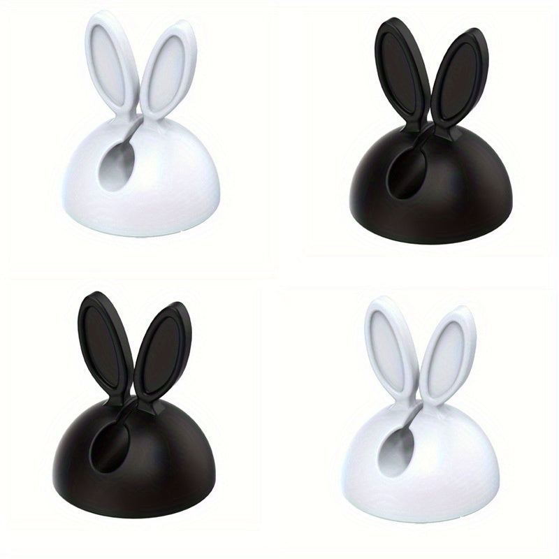 4pcs Rabbit Ear Desktop Wire Organizer & Anti Winding Wire Holder