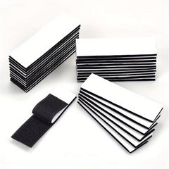 20pcs Adhesive Hook and Loop Strips Heavy Duty Mounting Tape Fastener 10cmx