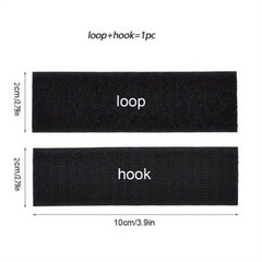 20pcs Adhesive Hook and Loop Strips Heavy Duty Mounting Tape Fastener 10cmx