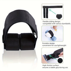 Adjustable Dumbbell Lifting Ankle Strap for Fitness Training