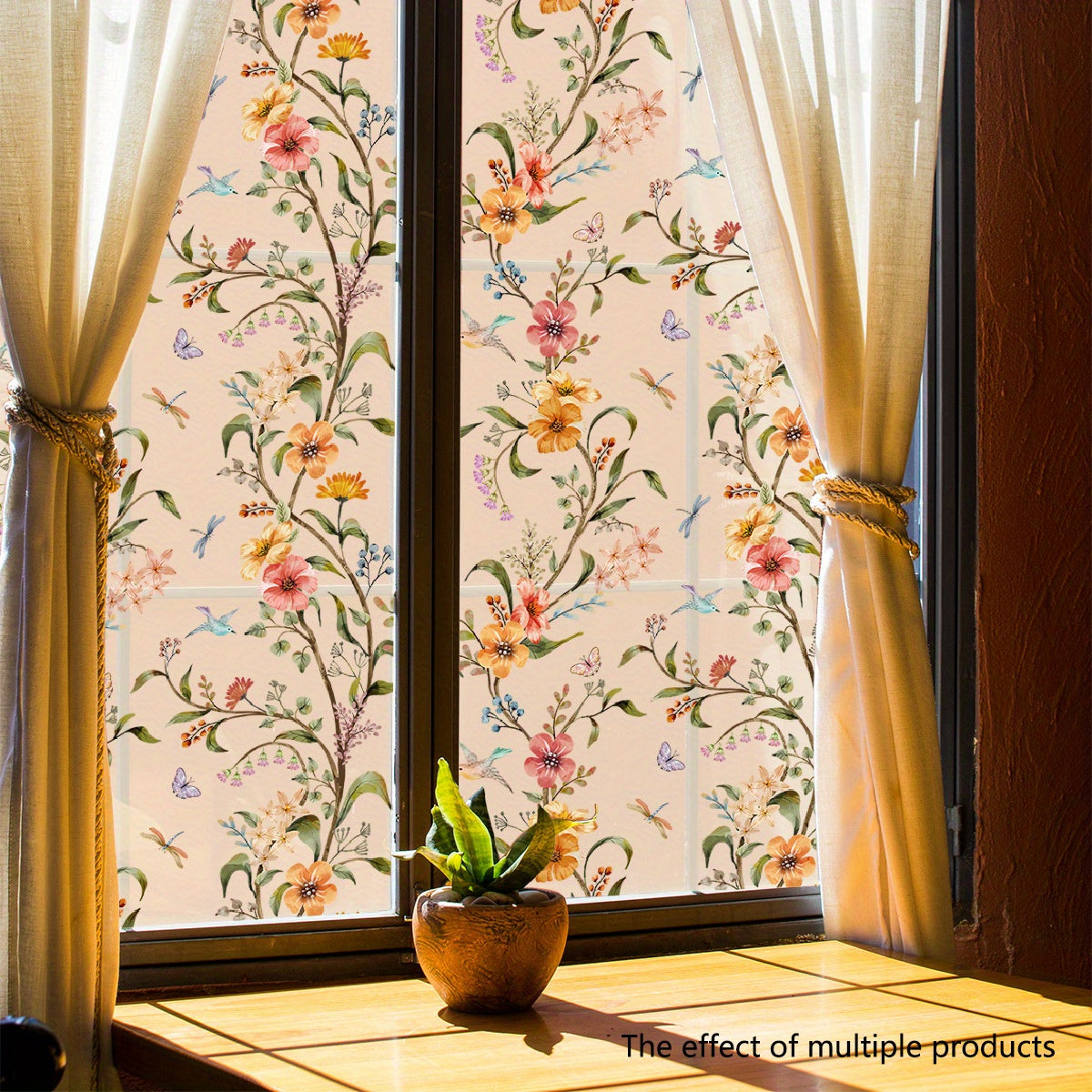 Privacy Window Film Static Cling Removable Glass Sticker