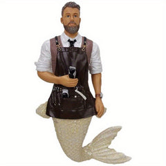 5pcs 2D Acrylic Male Mermaid Pendant Key Chain Home Party
