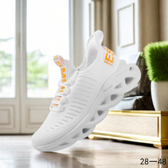 Solid Letter Graphic Running Shoes for Women