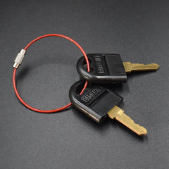 5pcs Stainless Steel Wire Keychains for Outdoor Hiking
