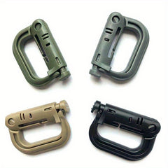 2pcs Hook Keychain D-Ring Carabiner Clip Keychain
