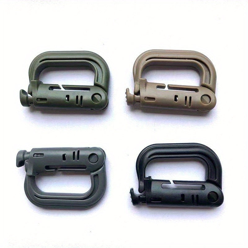 2pcs Hook Keychain D-Ring Carabiner Clip Keychain