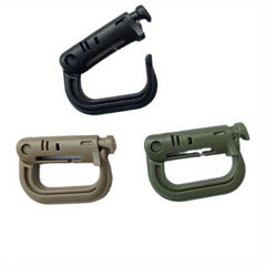 2pcs Hook Keychain D-Ring Carabiner Clip Keychain
