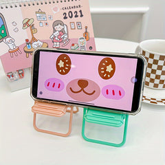 Cartoon Bracket Folding Chair for Desktop Countertops or Small Pet Nests