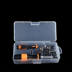 Transparent Plastic Storage Box for Stationery and Jewelry