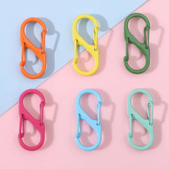 10pcs Alloy & Iron Double S Buckle Random Colors Earrings Bracelets Necklaces