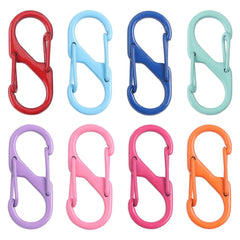 10pcs Alloy & Iron Double S Buckle Random Colors Earrings Bracelets Necklaces