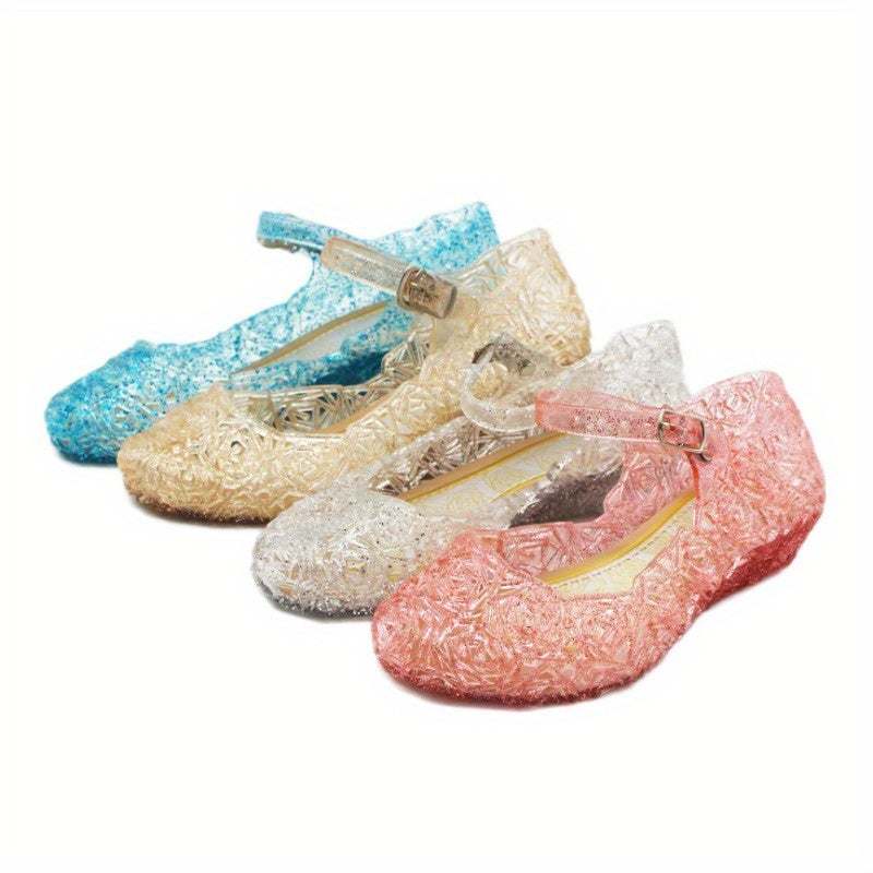 Girls' High Heeled Sandals Non-slip Breathable Party Vacation Shoes
